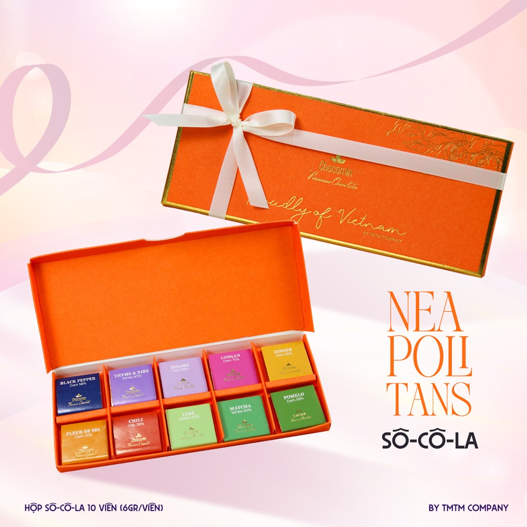 Picture of Mini Size Chocolate "Book" Box - Neapolitans Collection